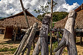 Hill tribe village in the area of Chiang Rai, Northern Thailand. 